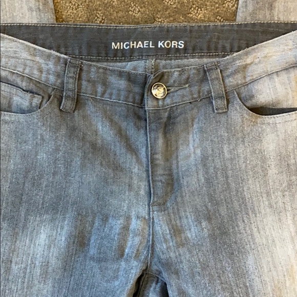 Michael Kors Gray Skinny Jean Size 6 - Picture 2 of 5